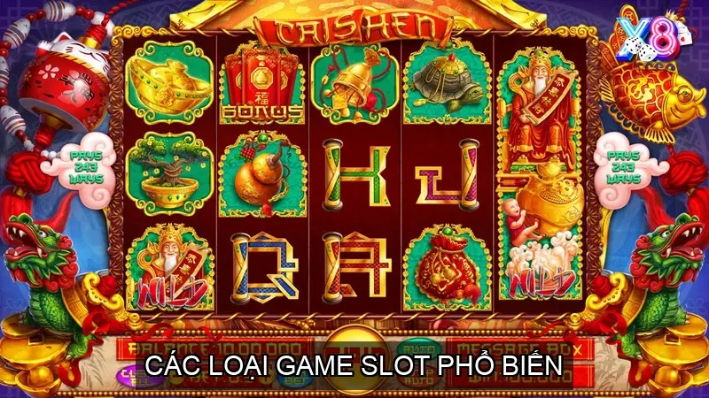 Các loại game slot phổ biến